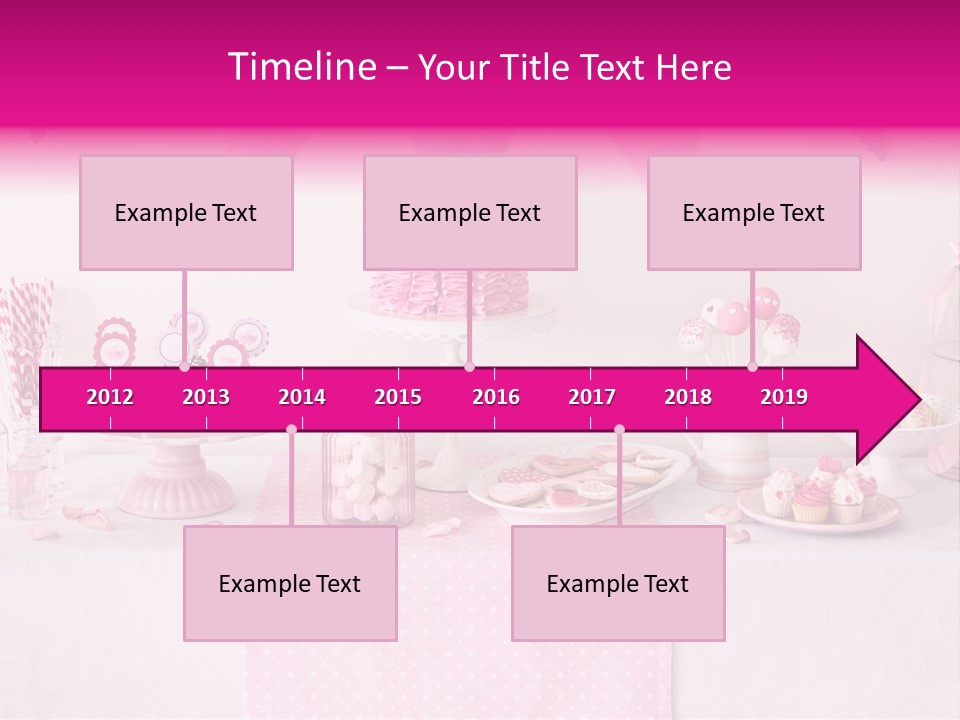 Food Cakepop Dessert Table PowerPoint Template