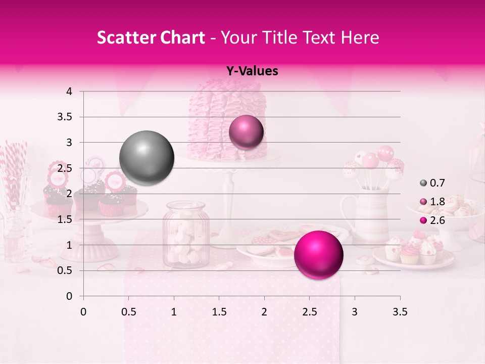 Food Cakepop Dessert Table PowerPoint Template