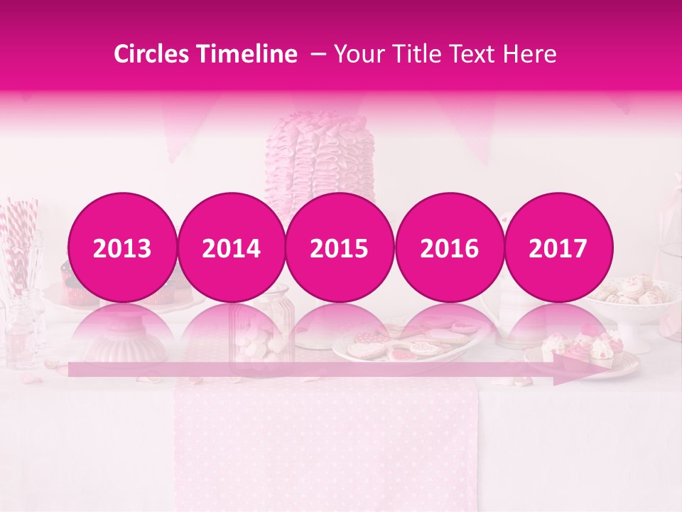 Food Cakepop Dessert Table PowerPoint Template