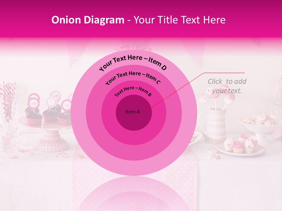 Food Cakepop Dessert Table PowerPoint Template