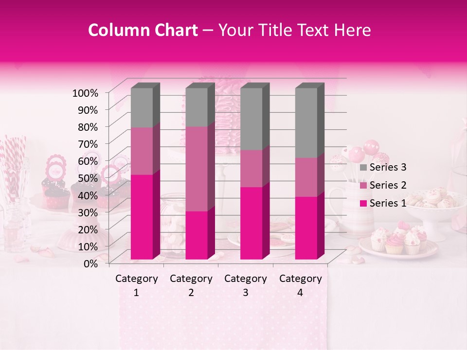 Food Cakepop Dessert Table PowerPoint Template