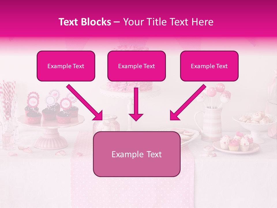 Food Cakepop Dessert Table PowerPoint Template