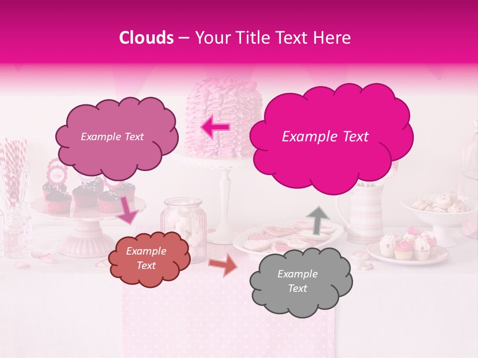 Food Cakepop Dessert Table PowerPoint Template