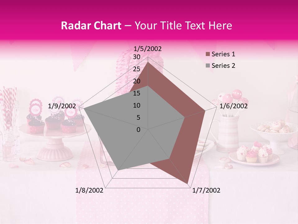 Food Cakepop Dessert Table PowerPoint Template