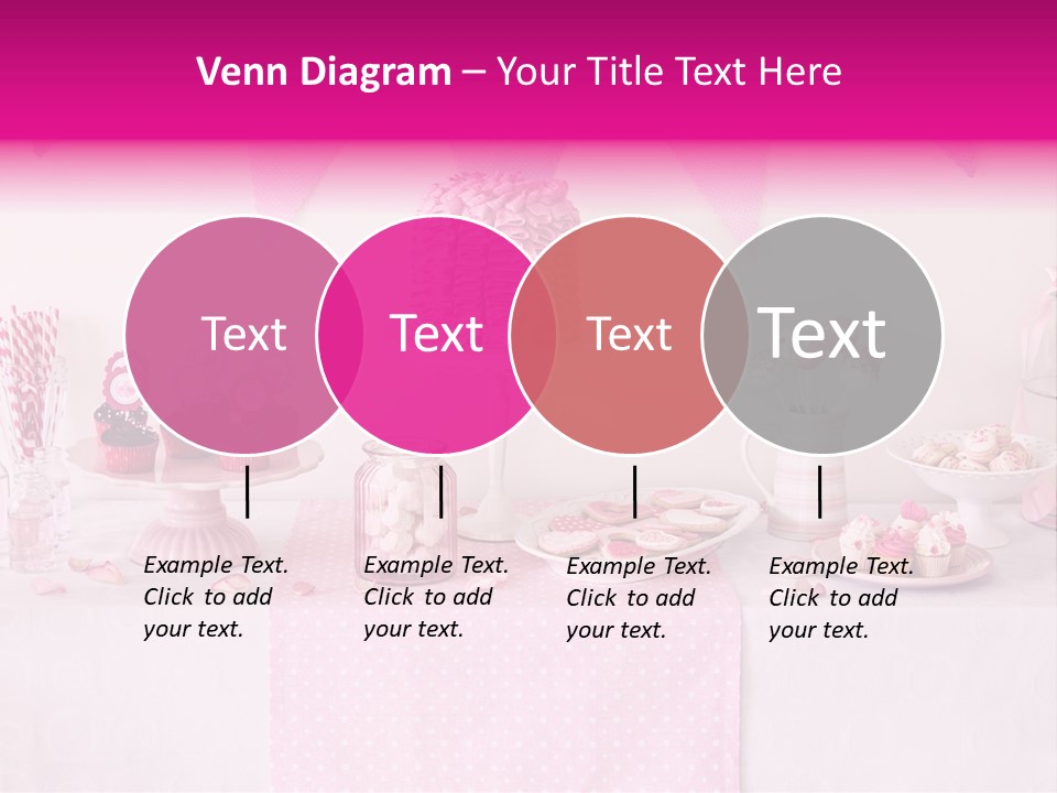 Food Cakepop Dessert Table PowerPoint Template