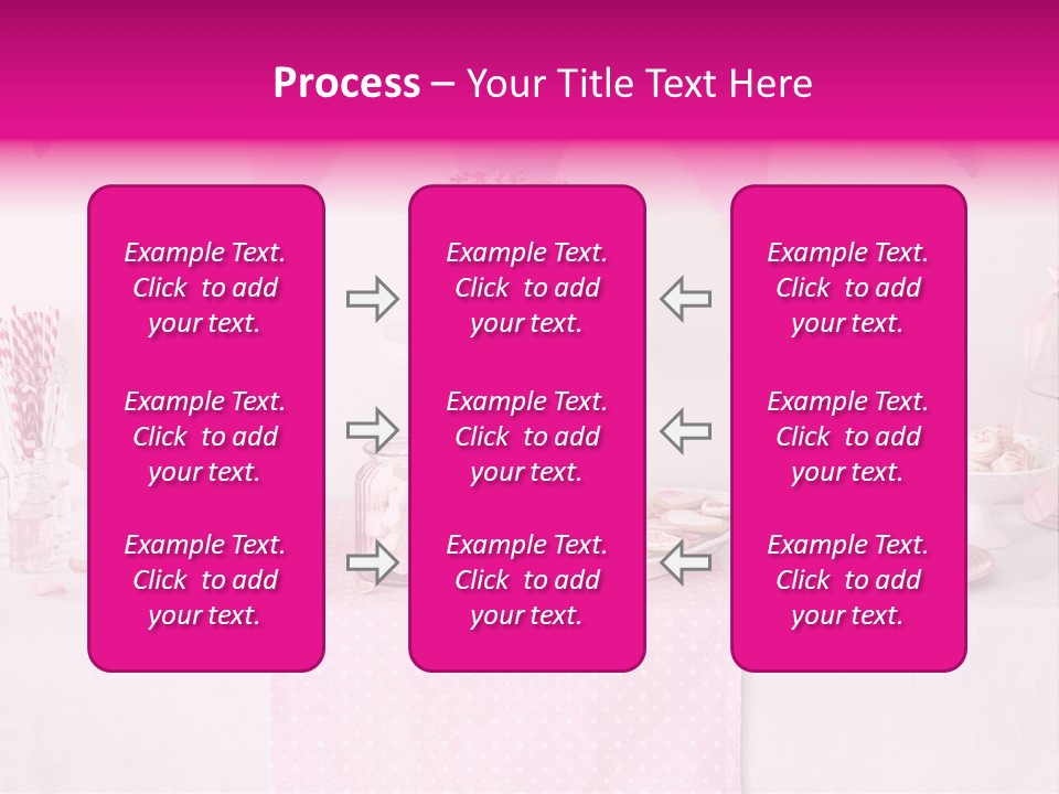 Food Cakepop Dessert Table PowerPoint Template