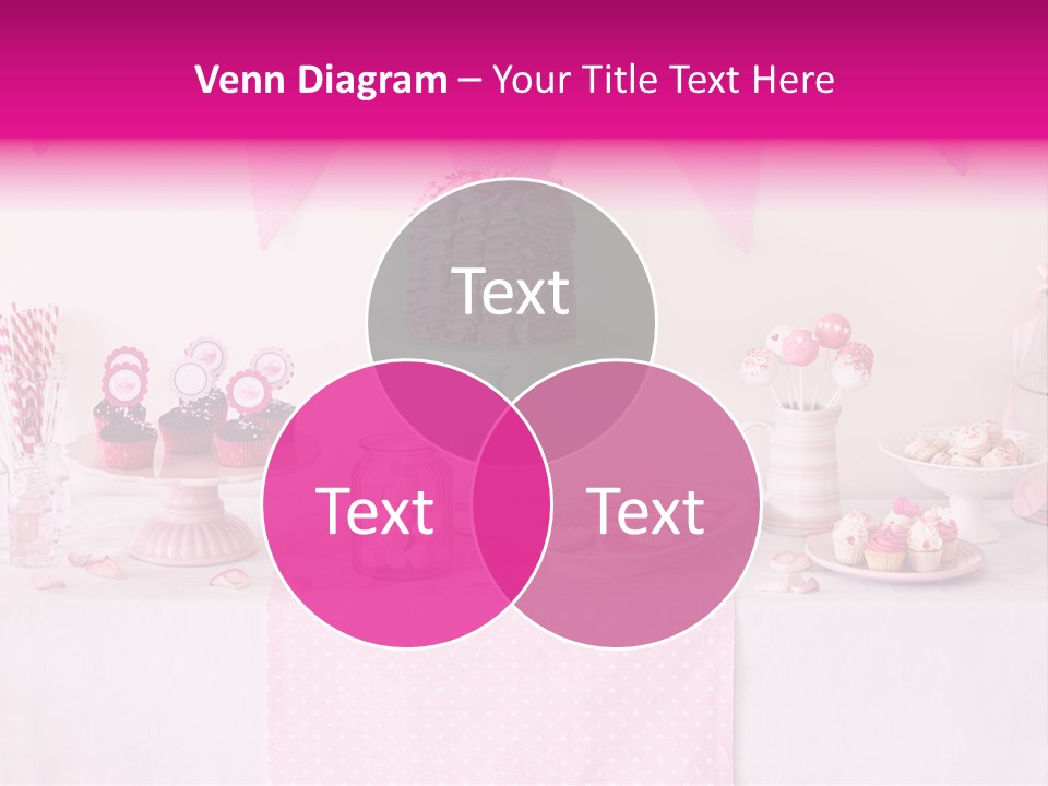 Food Cakepop Dessert Table PowerPoint Template