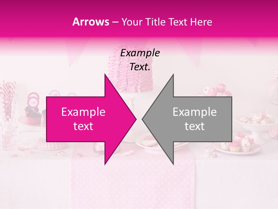 Food Cakepop Dessert Table PowerPoint Template