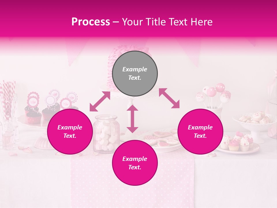 Food Cakepop Dessert Table PowerPoint Template