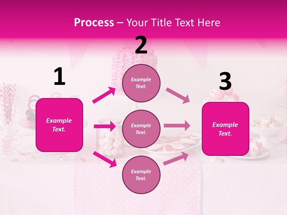 Food Cakepop Dessert Table PowerPoint Template