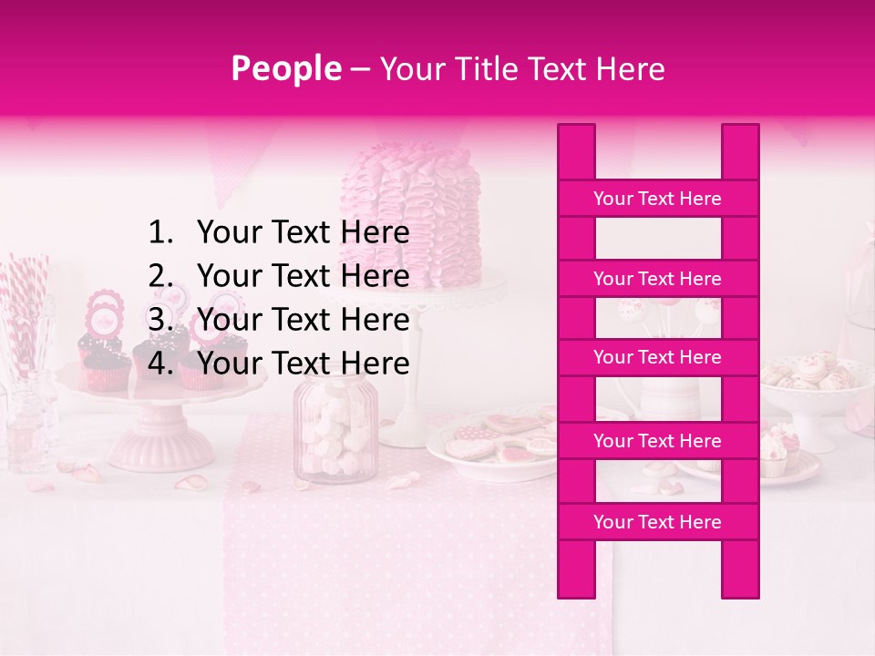 Food Cakepop Dessert Table PowerPoint Template