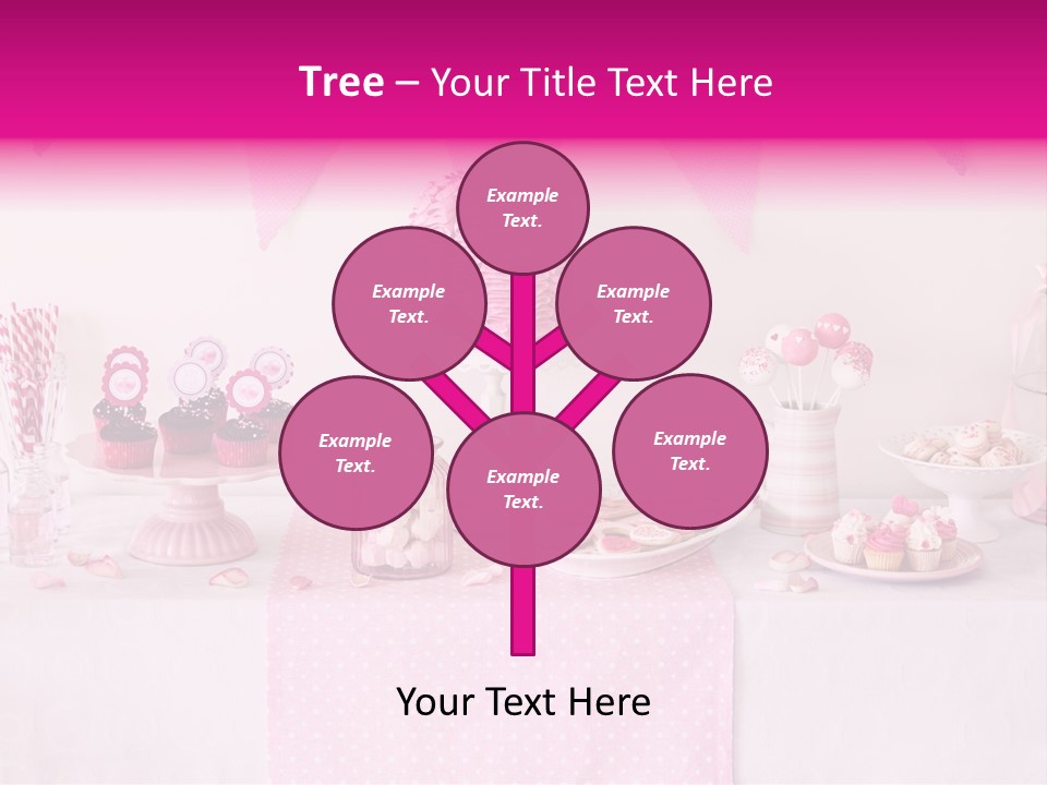 Food Cakepop Dessert Table PowerPoint Template