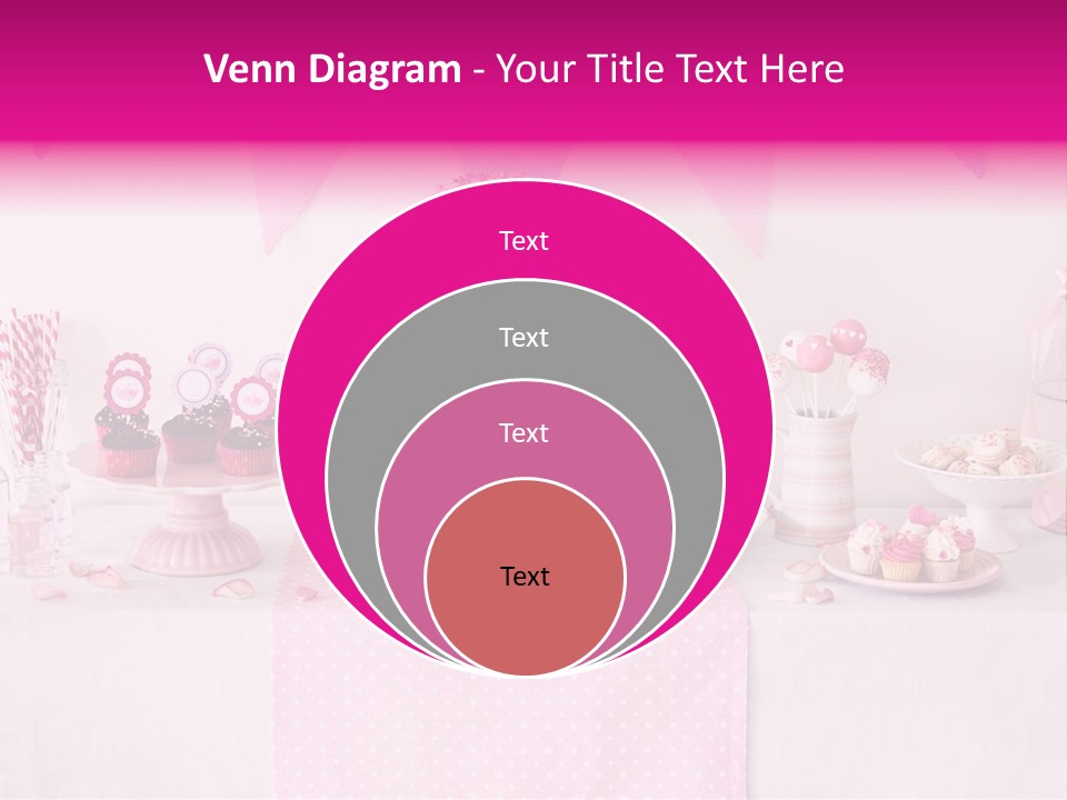 Food Cakepop Dessert Table PowerPoint Template