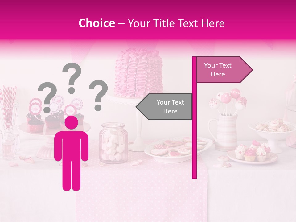 Food Cakepop Dessert Table PowerPoint Template