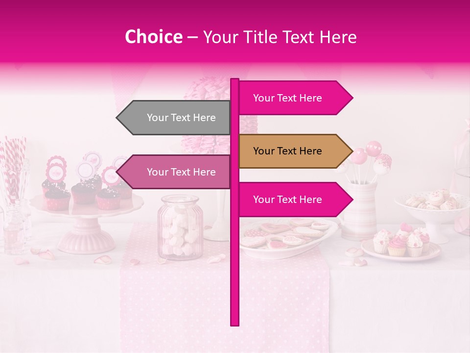Food Cakepop Dessert Table PowerPoint Template