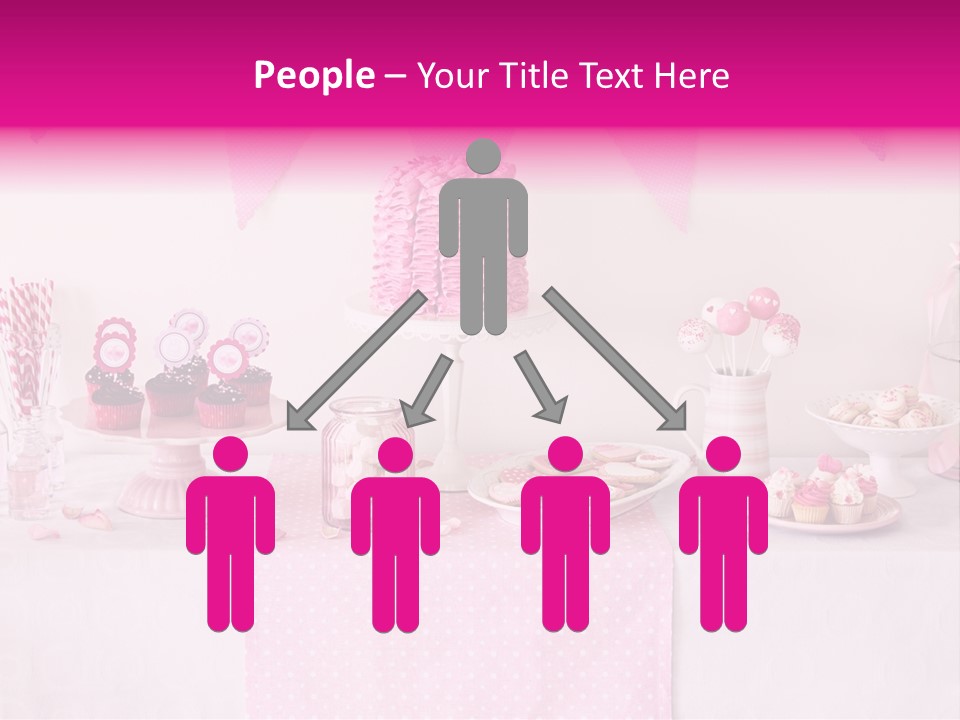 Food Cakepop Dessert Table PowerPoint Template