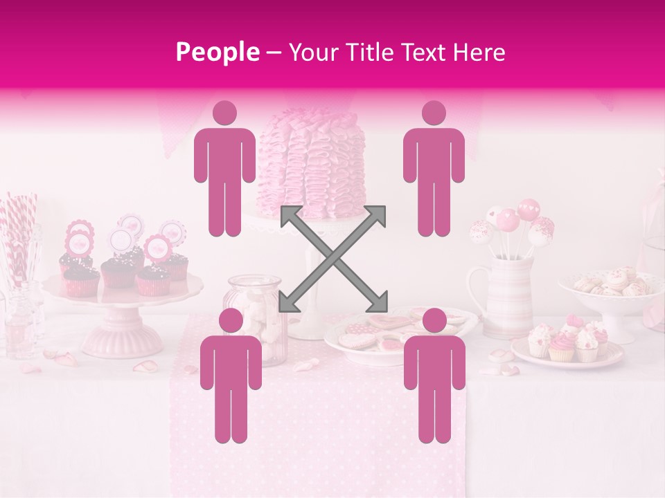 Food Cakepop Dessert Table PowerPoint Template