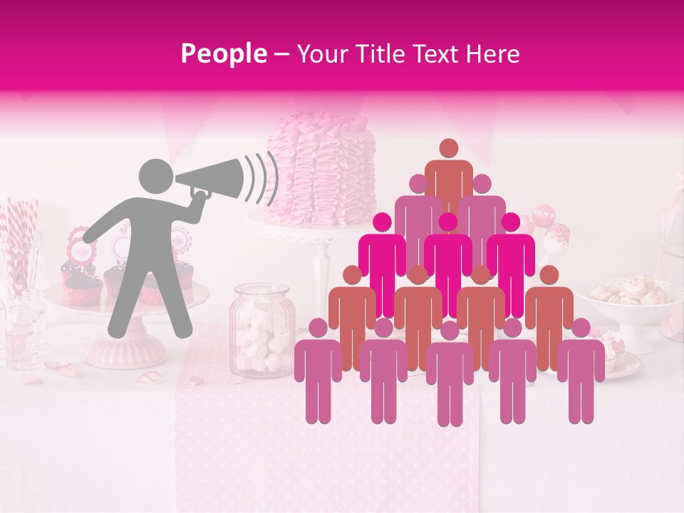 Food Cakepop Dessert Table PowerPoint Template