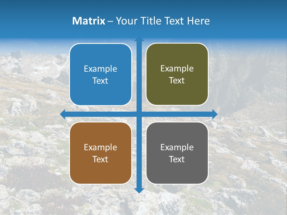 Great Divide Elevation Colorado PowerPoint Template