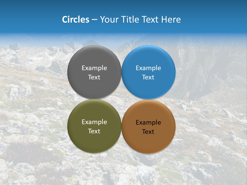 Great Divide Elevation Colorado PowerPoint Template