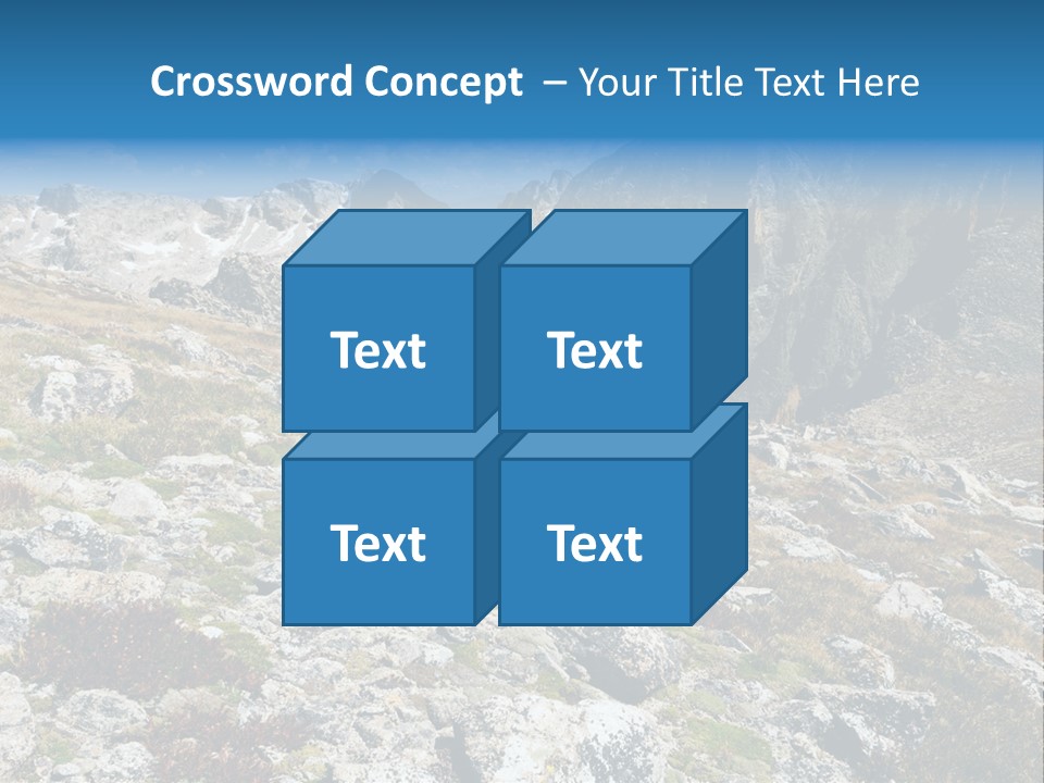 Great Divide Elevation Colorado PowerPoint Template