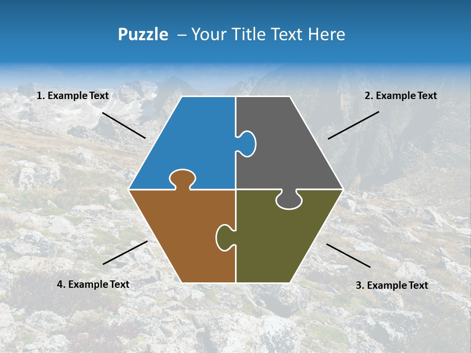 Great Divide Elevation Colorado PowerPoint Template
