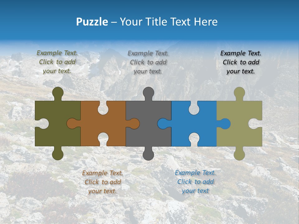 Great Divide Elevation Colorado PowerPoint Template