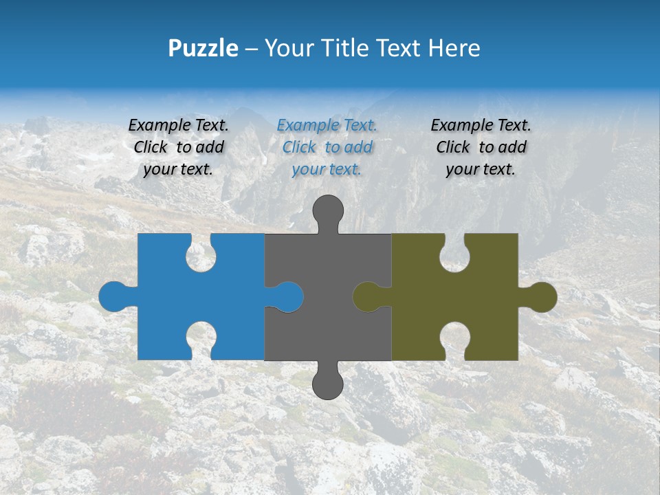 Great Divide Elevation Colorado PowerPoint Template