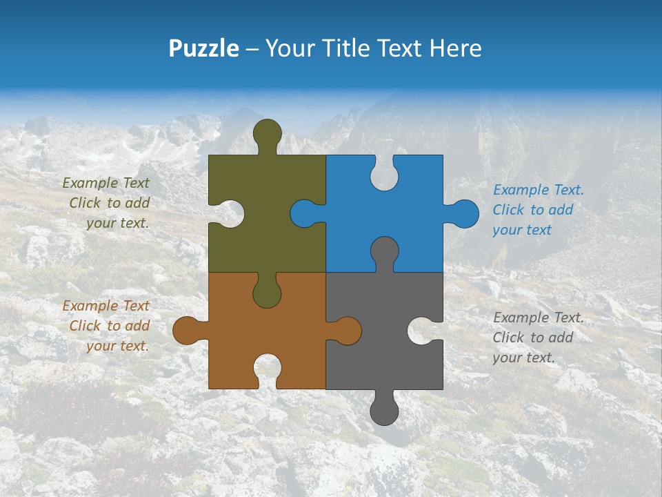 Great Divide Elevation Colorado PowerPoint Template