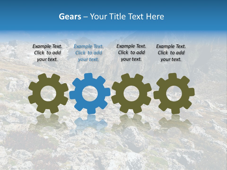 Great Divide Elevation Colorado PowerPoint Template