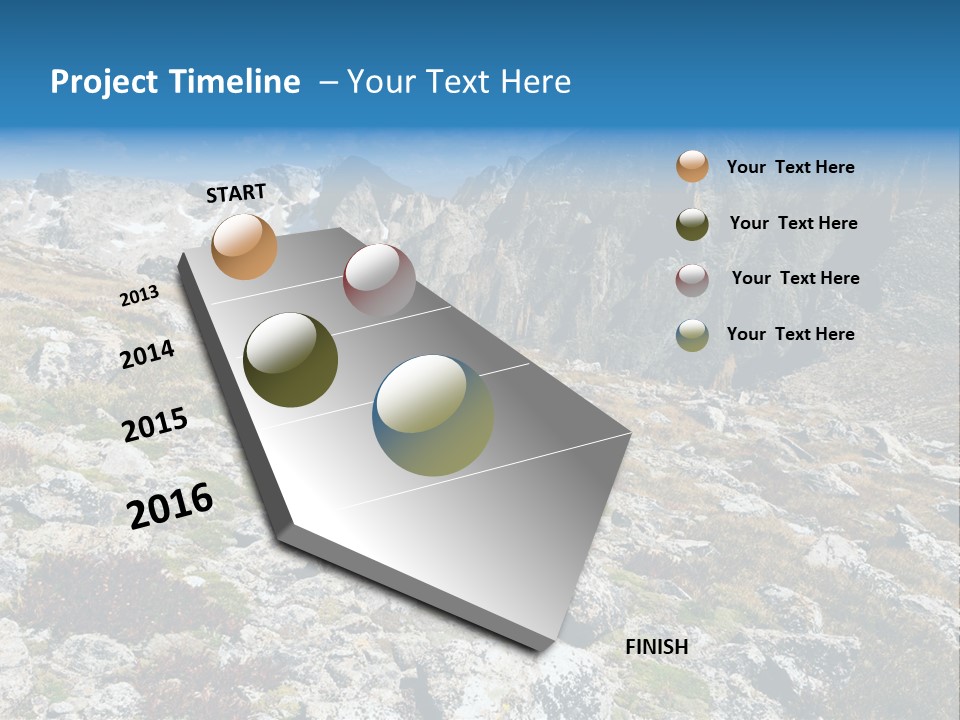Great Divide Elevation Colorado PowerPoint Template