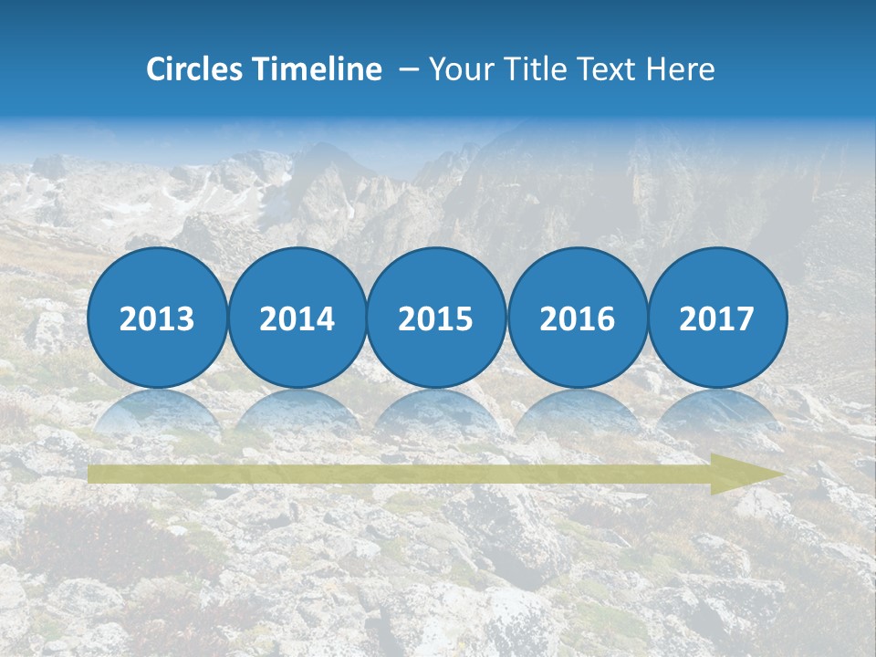 Great Divide Elevation Colorado PowerPoint Template