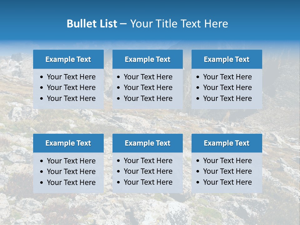 Great Divide Elevation Colorado PowerPoint Template