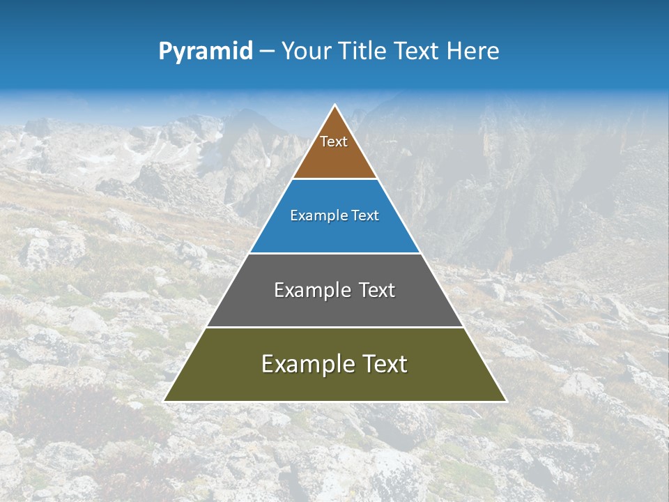 Great Divide Elevation Colorado PowerPoint Template