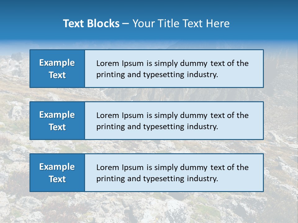 Great Divide Elevation Colorado PowerPoint Template