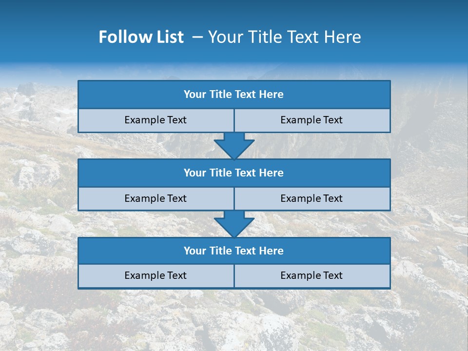 Great Divide Elevation Colorado PowerPoint Template