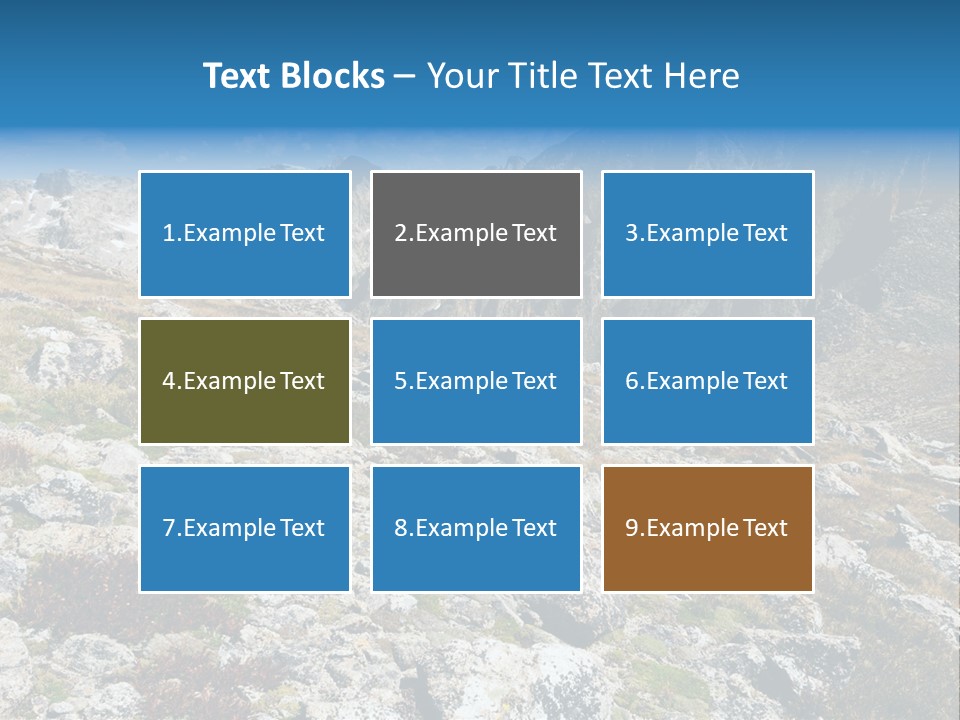 Great Divide Elevation Colorado PowerPoint Template