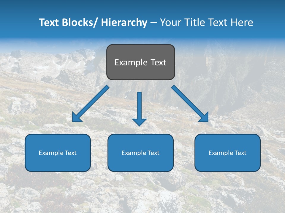 Great Divide Elevation Colorado PowerPoint Template