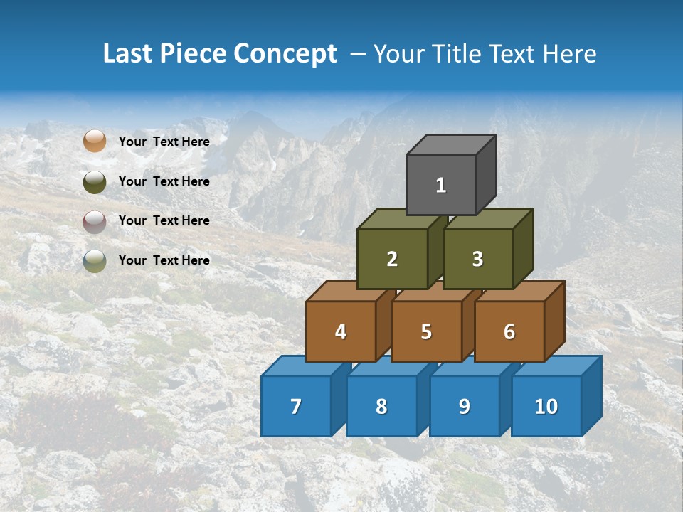 Great Divide Elevation Colorado PowerPoint Template