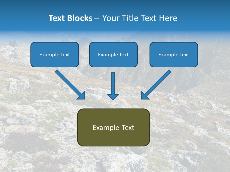 Great Divide Elevation Colorado PowerPoint Template