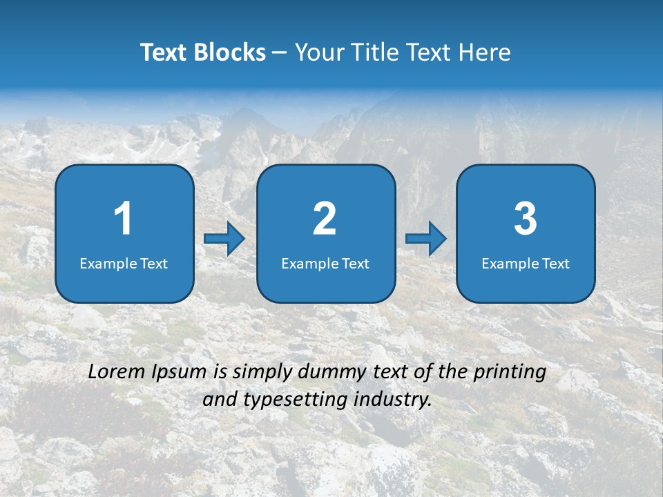 Great Divide Elevation Colorado PowerPoint Template