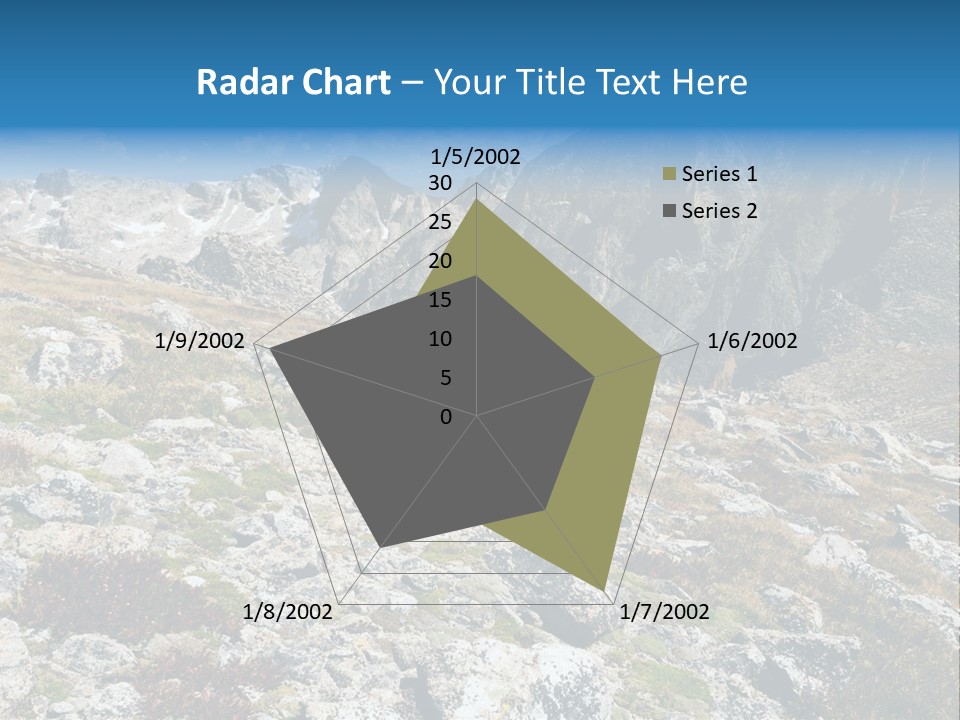 Great Divide Elevation Colorado PowerPoint Template