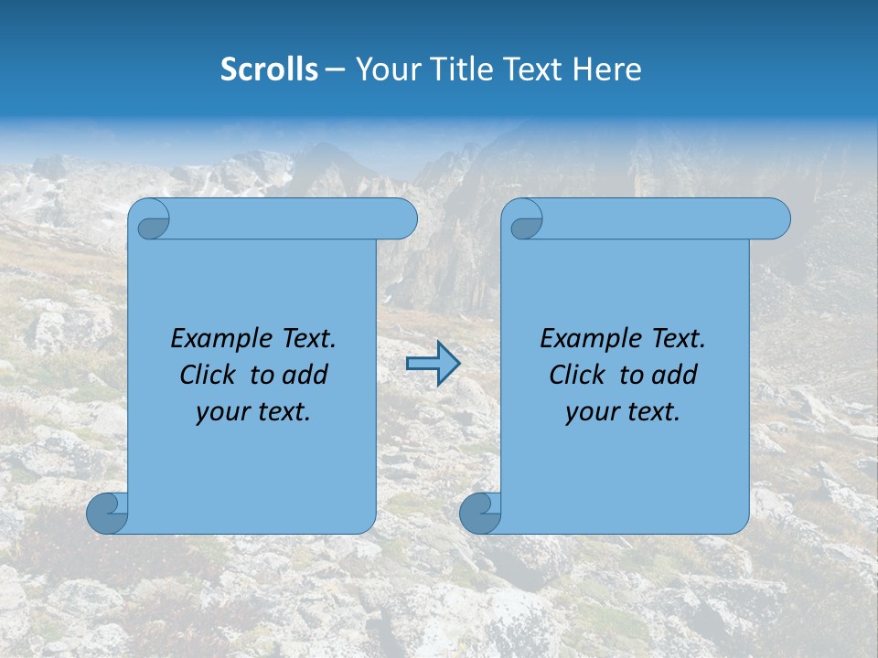Great Divide Elevation Colorado PowerPoint Template