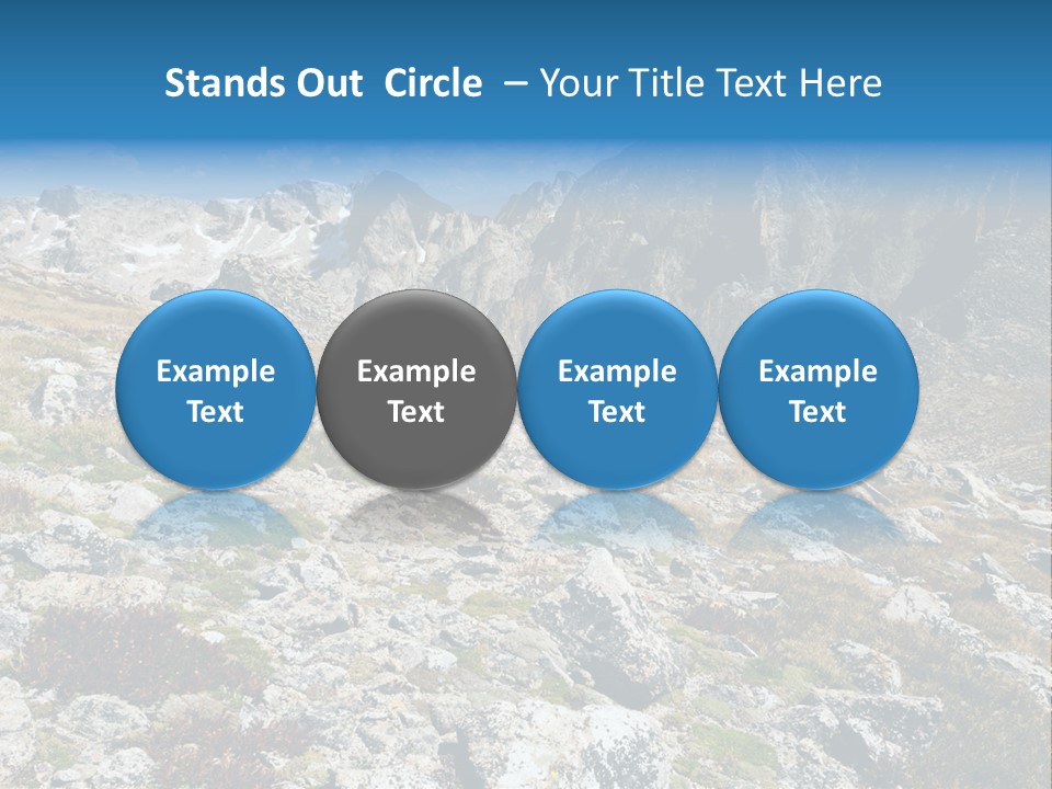 Great Divide Elevation Colorado PowerPoint Template