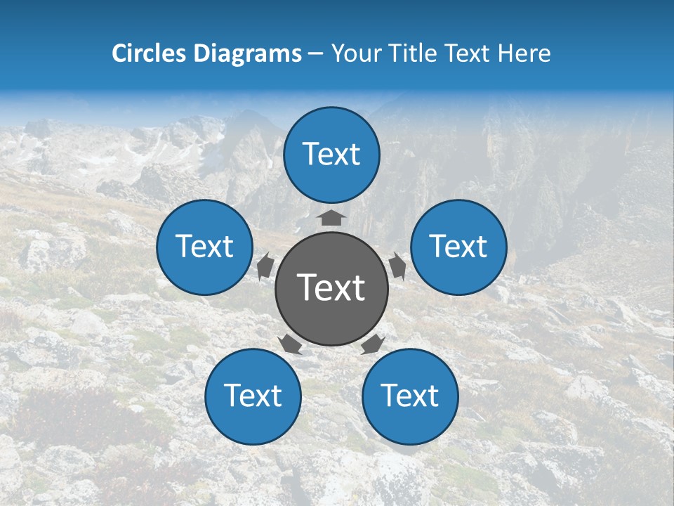 Great Divide Elevation Colorado PowerPoint Template
