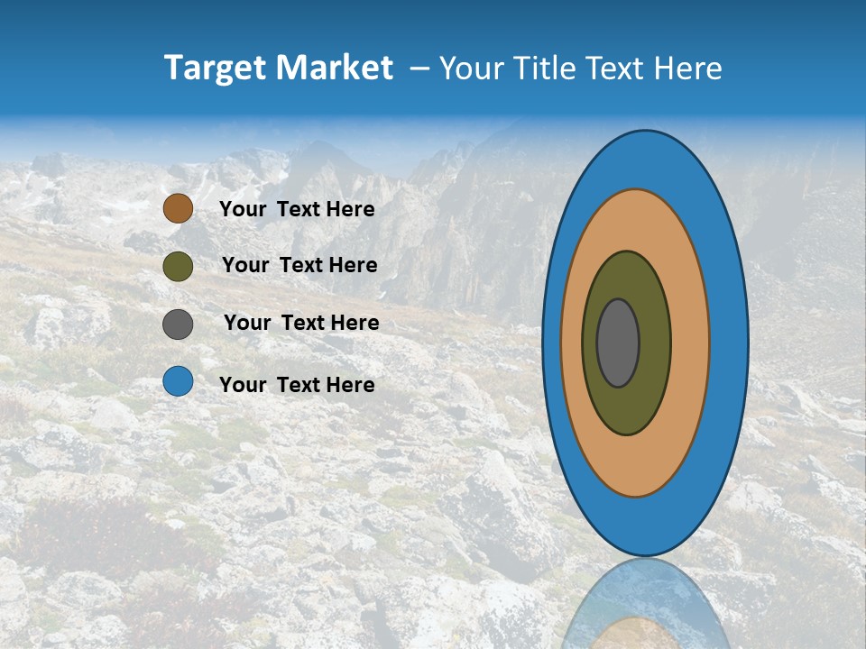 Great Divide Elevation Colorado PowerPoint Template