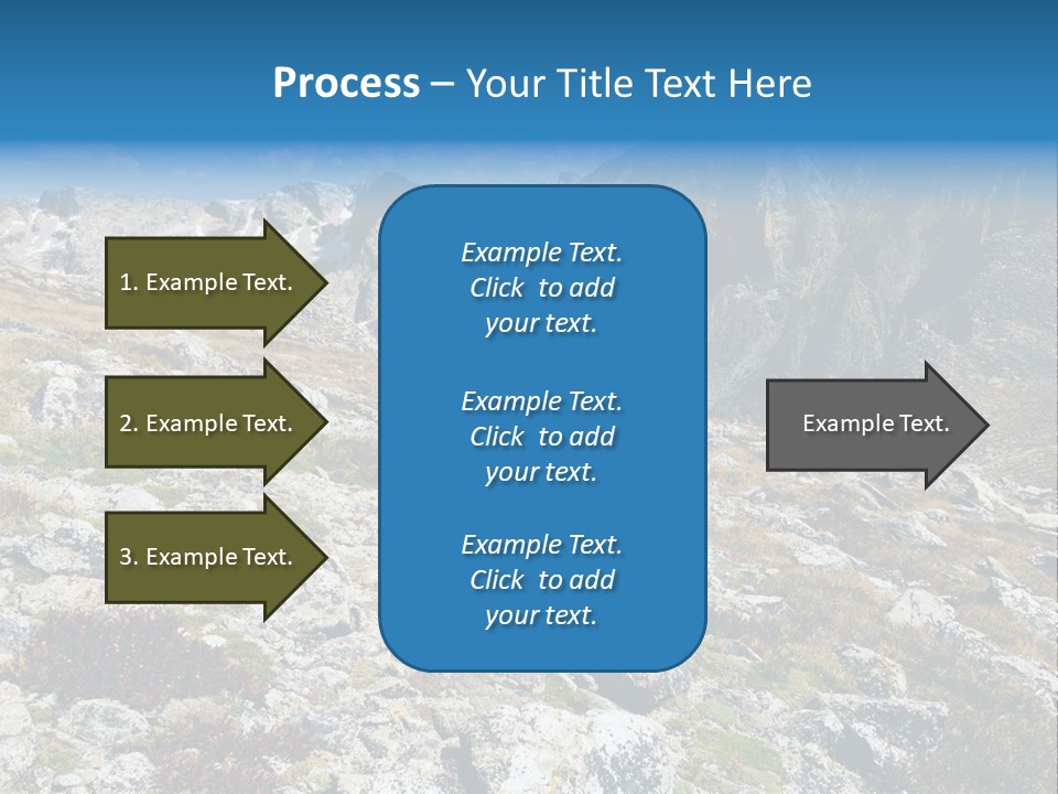 Great Divide Elevation Colorado PowerPoint Template