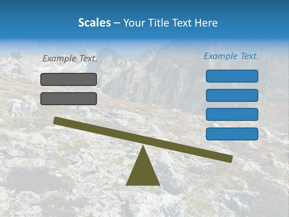 Great Divide Elevation Colorado PowerPoint Template