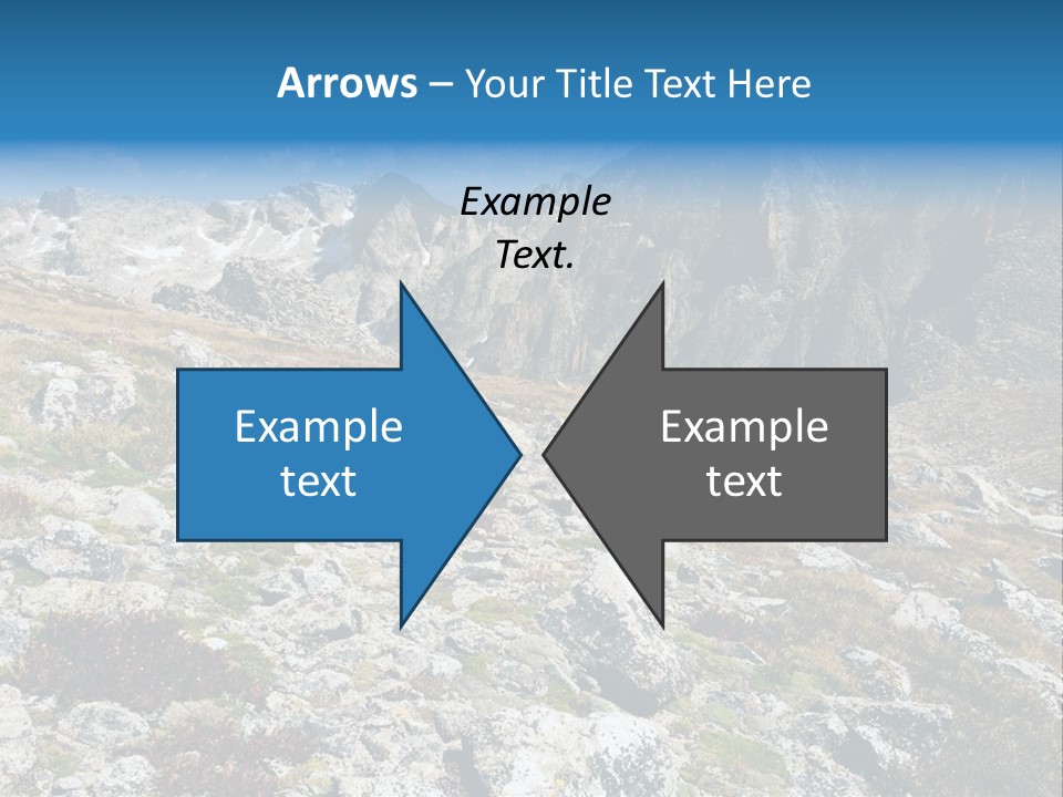 Great Divide Elevation Colorado PowerPoint Template