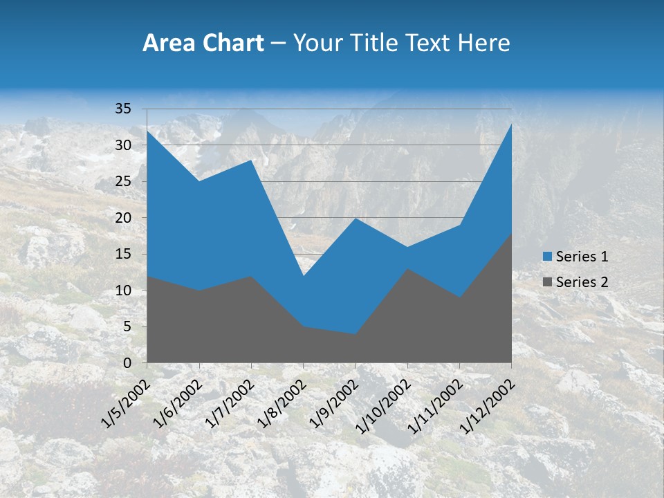 Great Divide Elevation Colorado PowerPoint Template